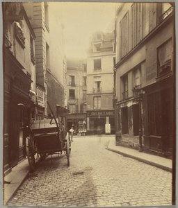 Rue Mazet y Rue Saint-André-des-Arts de Eugène Atget