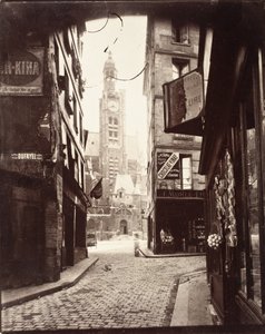 Calle de la Montagne Sainte-Geneviève de Eugène Atget
