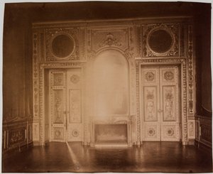 Salón, interior del hotel de Lauzun de Eugène Atget