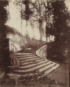 La escalinata de Saint-Cloud,1906 (foto) de Eugène Atget