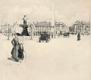 Place de la Concorde, 1915 de Eugene Bejot