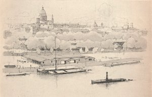 El Quai St Bernard, 1915 de Eugene Bejot