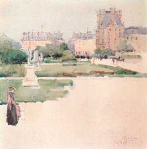 Los jardines de las Tullerías, 1915 de Eugene Bejot