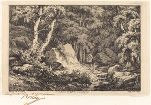En el barranco de la falla, Auvernia de Eugene Bléry