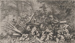 El Arado con Plantas de Bardana, 1858 de Eugene Bléry