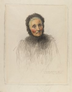 Anciana de Eugene Burnand