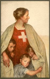 Cruz Roja Suiza de Eugene Burnand