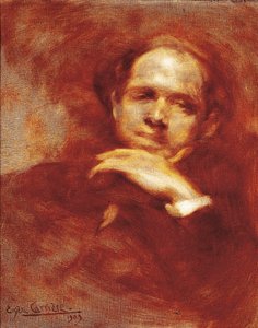 Retrato de Pau Casals, violonchelista, director y compositor español (1876-1973) 1903 de Eugène Carrière