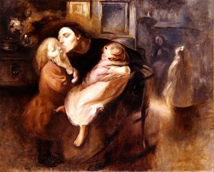 Estudio para Maternidad de Eugène Carrière