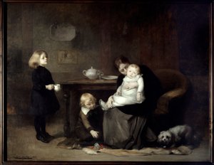 El niño enfermo de Eugène Carrière