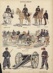Artillería del ejército francés de Eugene Chaperon