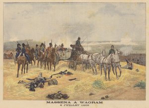 Mariscal Massena en la Batalla de Wagram, 6 de julio de 1809