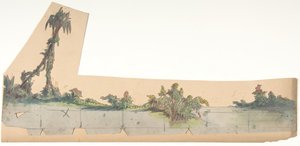 Diseño para un Escenario en la Ópera, París, 1828-90