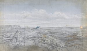 Diseño para un escenario en la Ópera, París, 1830-90 de Eugene Ciceri