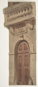 Diseño para un Escenario en la Ópera, París, 1830-90 de Eugene Ciceri