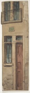 Diseño para un escenario en la Ópera, París, 1830-90