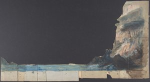 Diseño para un escenario en la Ópera, París de Eugene Ciceri