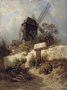 El Moulin de la Galette en Montmartre