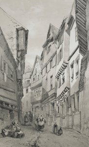 Viajes pintorescos y románticos en la antigua Francia. Bretaña: Morlaix de Eugene Ciceri