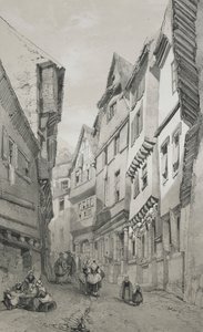 Viajes pintorescos y románticos en la antigua Francia. Bretaña: Morlaix de Eugene Ciceri