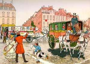 Los primeros omnibuses en Francia