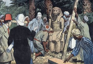 Descubierto en la estatua de Sesostris III en 1862