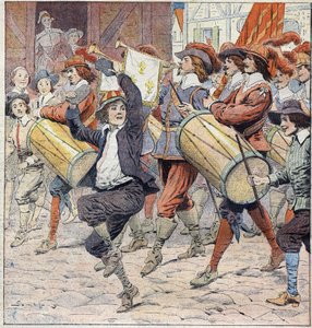 Ilustración para "Vint ans apres" (Veinte años después)