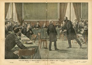 En una escena conmovedora, en la comisión de investigación, M. Lagrave suplicó al Presidente del Consejo que dijera la verdad