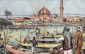 Mada Ashar, ilustración de Damblans del periódico francés "Le Pelerin" 29 de enero de Eugene Damblans