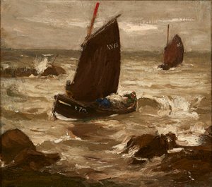 Carrera por la costa ( óleo sobre lienzo)