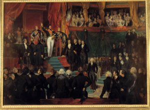 Revolución de 1830: El rey Luis Felipe I juró mantener la Carta de 1830