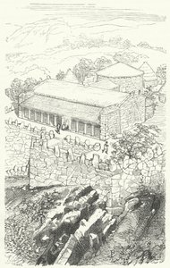 Casa de un noble pelasgo de Eugene Emmanuel after Viollet le Duc
