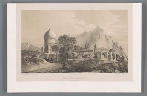 Vista de Imamzadeh Komijan en Iraq-i Ajam
Imâm Zadeh à Koumichâh (Iraq Adjemi) (título en el objeto)
Paisajes persas (título de la serie)
Perse moderne (título de la serie) de Eugene Flandin