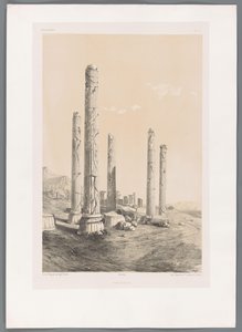 Ruinas de Persépolis
Persépolis (título en el objeto)
Paisajes persas (título de la serie)
Perse moderno (título de la serie)