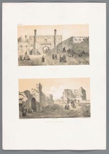 Dos vistas de Tabriz
Porte de ville (Tabriz) (título en el objeto)
Restes du palais de Zobeïden (Tabriz) (título en el objeto)
Paisajes persas (título de la serie)
Perse moderne (título de la serie)