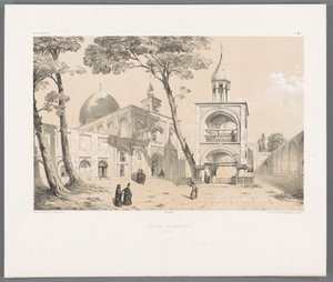 Catedral de Vank de Isfahán
Église de Djoulfa Ispahan (título en el objeto)
Paisajes persas (título de la serie)
Perse moderne (título de la serie) de Eugene Flandin