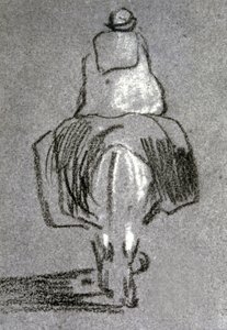 Bereber en burro de Eugène Fromentin