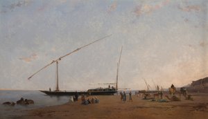 En el Nilo, Cerca de Philae de Eugène Fromentin