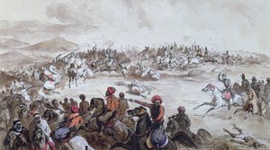 Captura de la tribu de Abd el-Kader por Henri d