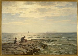 En el muelle de Eugene Gustav Dücker