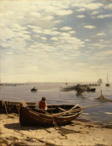 E.Dücker, Playa del Báltico de Eugene Gustav Dücker
