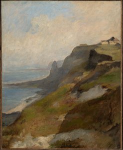 Acantilados de Normandía de Eugene Isabey