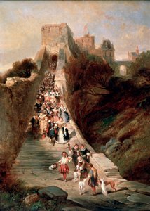 Saliendo del Castillo, siglo XIX