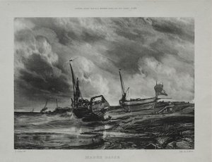 Marea baja de Eugene Isabey