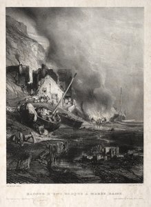 Seis marines: Radoub de una barca a marea baja