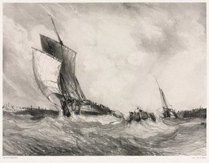 Seis infantes de marina: Regreso al puerto de Eugene Isabey