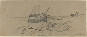San Valery sur Somme de Eugene Isabey
