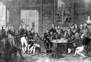 El Congreso de Viena, 1856 de Eugene Isabey