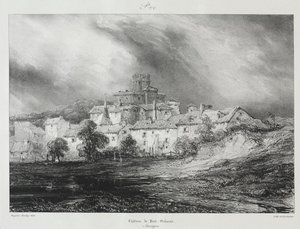 Viajes pintorescos y románticos en la antigua Francia, Auvernia..., 1830 de Eugene Isabey