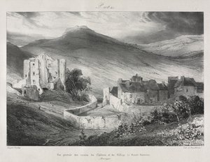 Viajes pintorescos y románticos en la antigua Francia, Auvernia, 1831 de Eugene Isabey